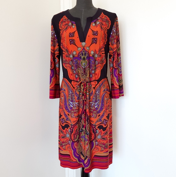 Soho Apparel Dresses & Skirts - Soho Apparel V-neck slip-on midi dress Large